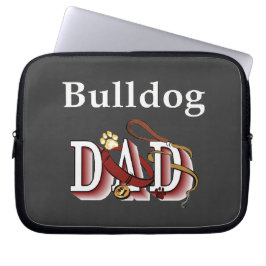 English Bulldog Vater Laptopschutzhülle