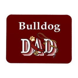 English Bulldog Vater Magnet