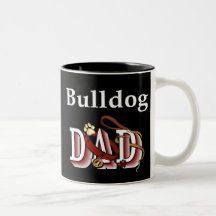 English Bulldog Vater Tasse