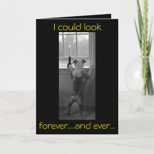 English Bulldog Vatertag Card Karte