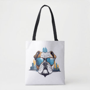 English Bulldog Vector Art Animal Modern Urban Hau