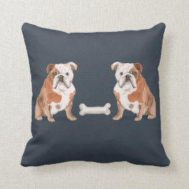 English Bulldog Vs English Bulldog Kissen