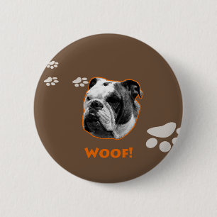 English Bulldog Woof Button