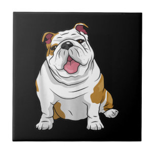 English Bulldogs Phantastisch Funny Bulldog Hunde Fliese