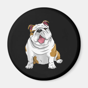 English Bulldogs Phantastisch Funny Bulldog Hunde  Magnet