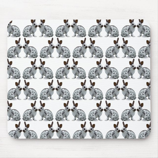English Bunny Frenzy Mousemat Mousepad (Vorne)