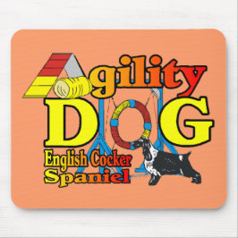 English Cocker Spanel Agility Geschenke Mousepad