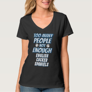English Cocker Spanel Breed Dog Owner Dog T-Shirt