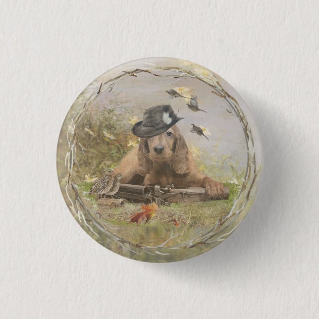 English Cocker Spanel Button (Vorderseite)
