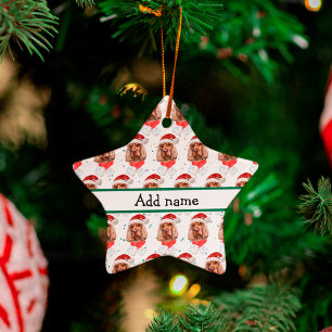 English Cocker Spanel Dog Breed Christmas Keramik Ornament