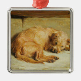 English Cocker Spanel Dog (von Briton Rivière) Ornament Aus Metall