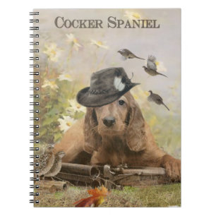 English Cocker Spanel Notizblock