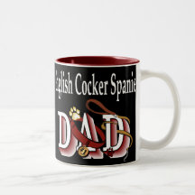 English Cocker Spanel VATER Geschenke