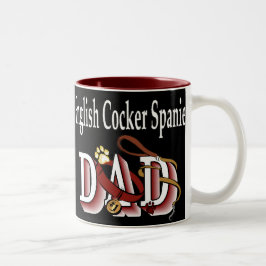 English Cocker Spanel VATER Geschenke Zweifarbige Tasse