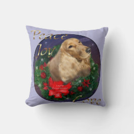 English Cocker Spaniel Christmas Kissen