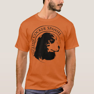 English Cocker Spaniel Dog Digital Art 4 T-Shirt