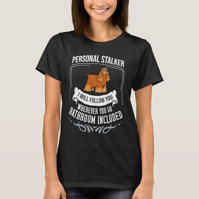 English Cocker Spaniel Dog Puppies Owner Lover 1 T-Shirt (Vorderseite)