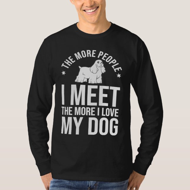 English Cocker Spaniel Dog  Puppies Owner Lover T-Shirt (Vorderseite)