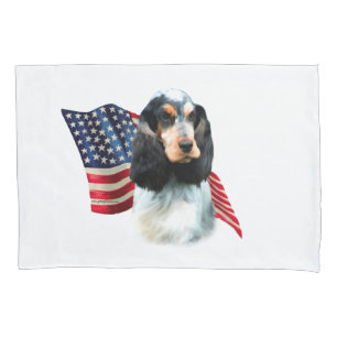 English Cocker Spaniel Flag Kissenbezug