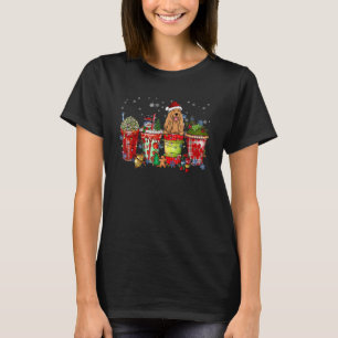 English Cocker Spaniel Iced Latte Snowmen Süßigkei T-Shirt