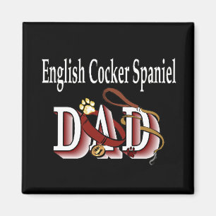 English Cocker Spaniel VATER Magnet