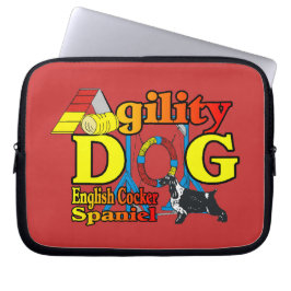 English Cocker Spanisch Agility Laptopschutzhülle