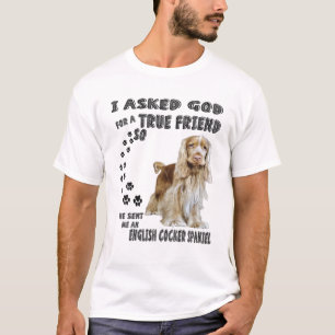 English Cocker Spanisch Zitat Mama Vater Kostüm,  T-Shirt