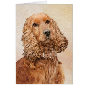 English Cocker Spanische Malerei - Original Dog Ar