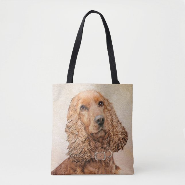 English Cocker Spanische Malerei - Original Dog Ar (Vorderseite)