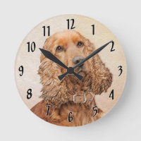 English Cocker Spanische Malerei - Original Hund A