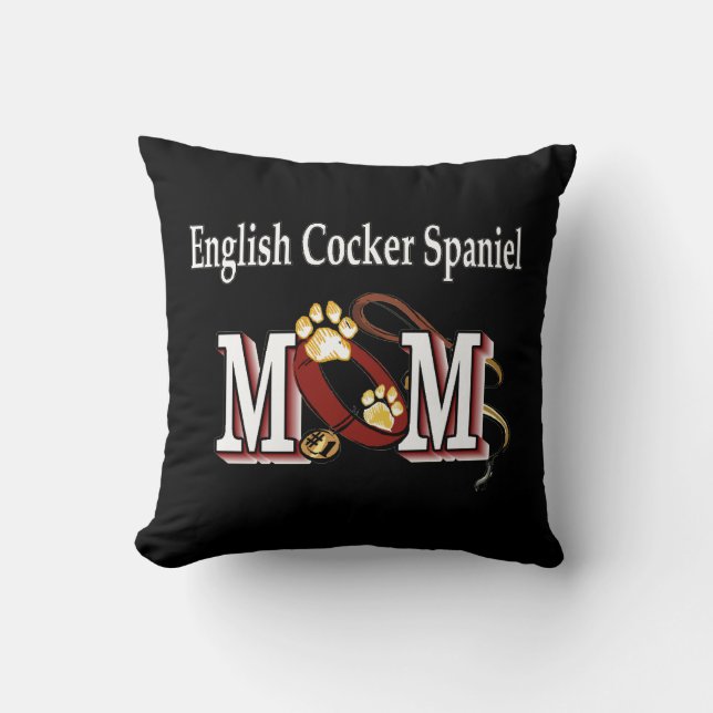 English Cocker Spanische Mama Kissen (Vorderseite)