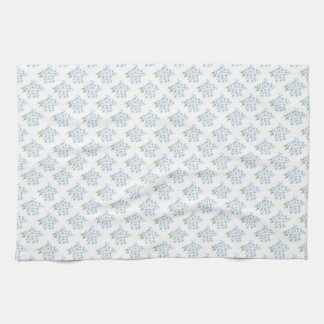 English Country Muster mit Vergissmeinnichtblumen Geschirrtuch