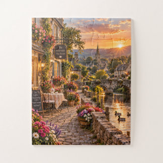 English Countryside Riverside Jigsaw Puzzle