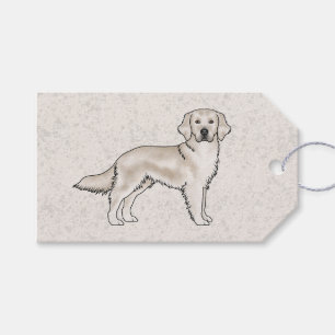 English Cream Golden Retriever Niedlich Cartoon Do Geschenkanhänger