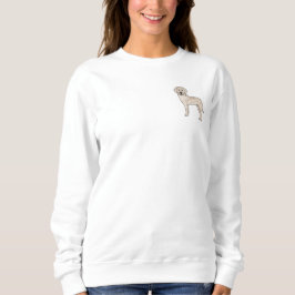 English Cream Labrador Retriever Niedlich Labrador Sweatshirt