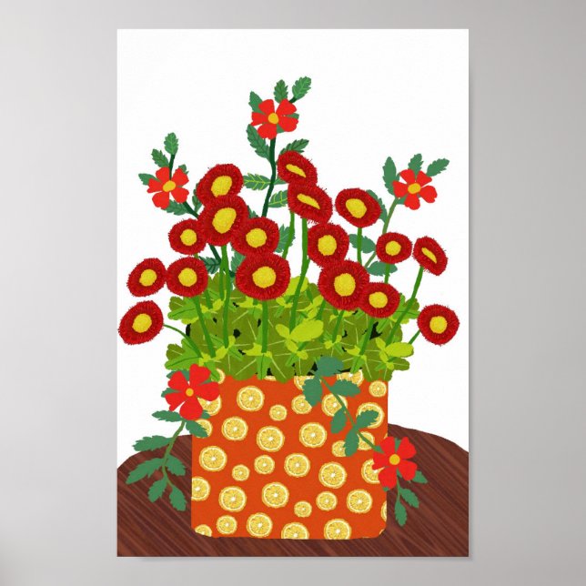 English Daisy Poster (Vorne)