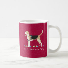 English Foxhound Christmas Kaffeetasse