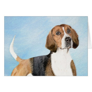 English Foxhound Painting - Niedliche Original Dog