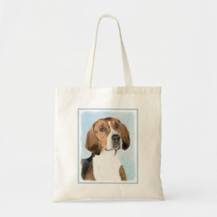 English Foxhound Painting - Niedliche Original Dog Tragetasche
