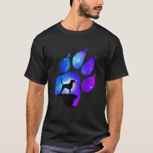 English Foxhound Paw Dog Mama Vater T-Shirt