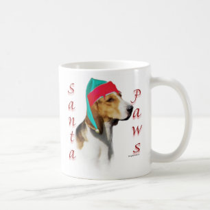 English Foxhound Santa Paws Tasse