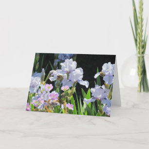 English Garden Florals Grußkarte Karte