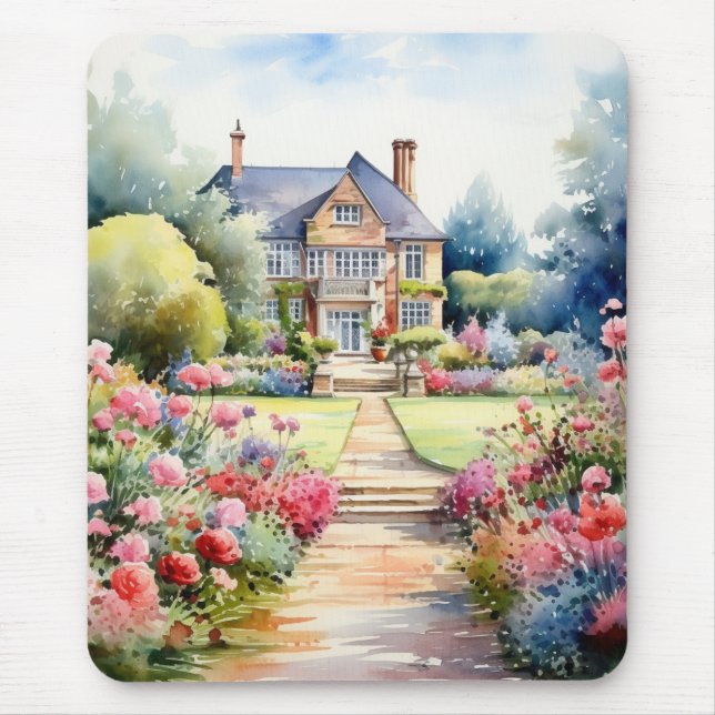 English Garden Landscape Mousepad (Vorne)