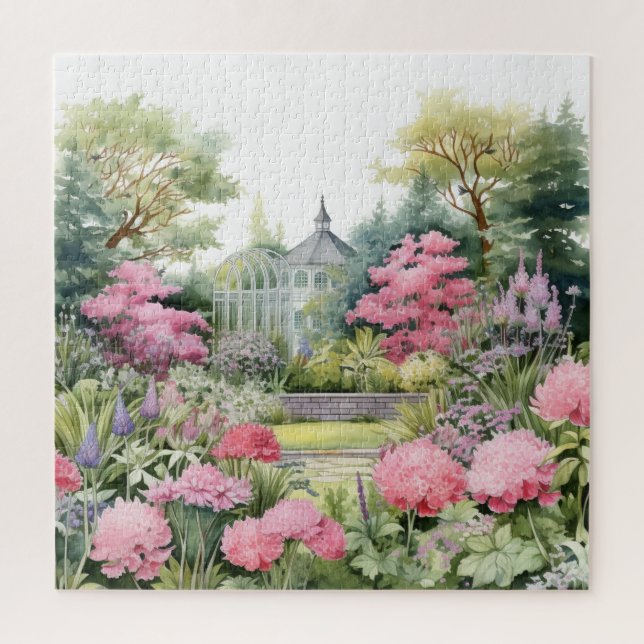 English Garden Landscape Puzzle (Vertikal)