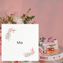 English Garden Personalisiert Birthday Party II Serviette