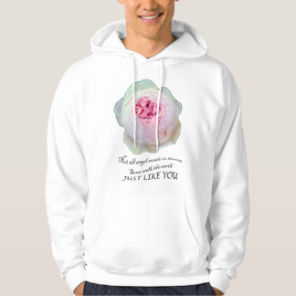 English Garden Rose Earth Angel Garening Rose Hoodie