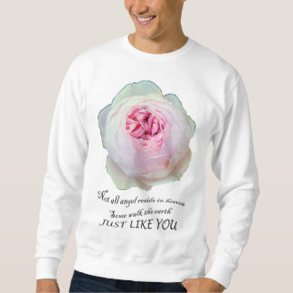 English Garden Rose Earth Angel Garening Rose Sweatshirt