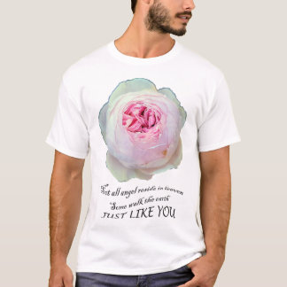 English Garden Rose Earth Angel Garening Rose T-Shirt