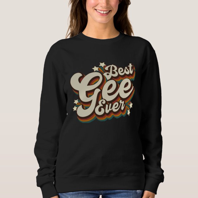 English Gee Grandpa  Best Gee Ever Sweatshirt (Vorderseite)