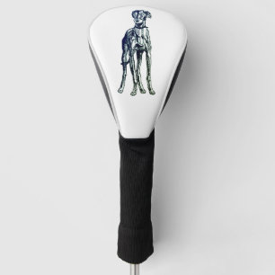 English Greyhound Breed Golf Headcover